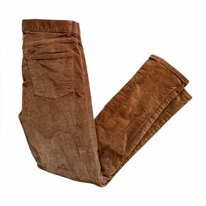 Crewcuts Corduroy Pants Boys 12 Brown Stretch‎ Straight Leg G7599 Fall 2022